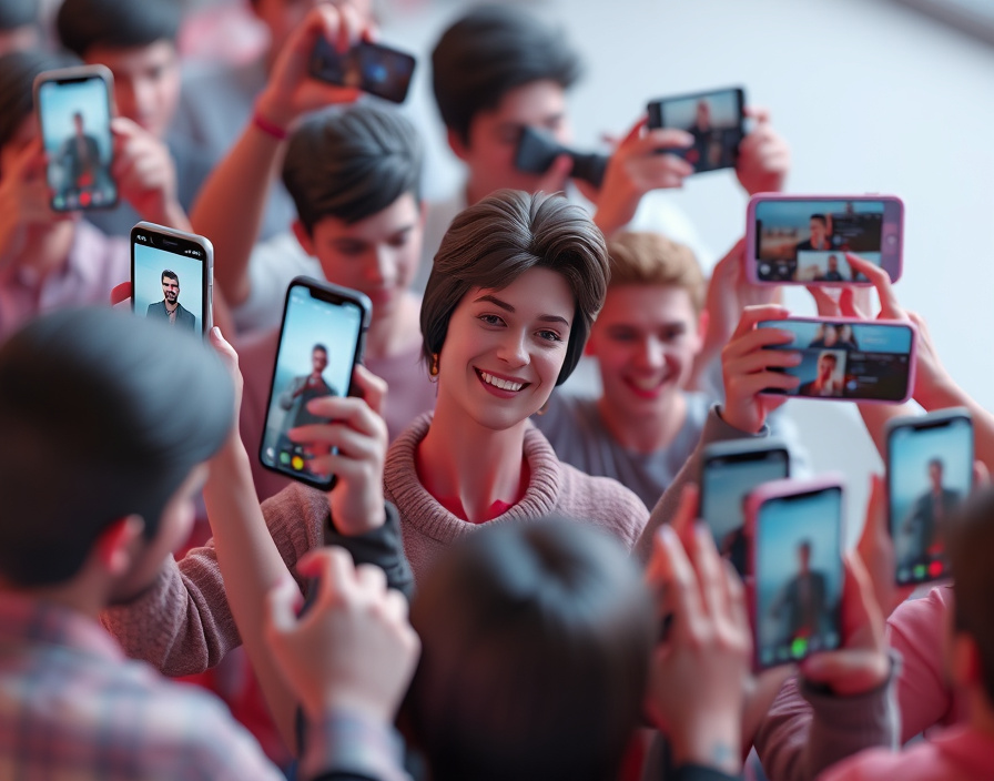 Users posting their own photos and videos to share on social media platforms